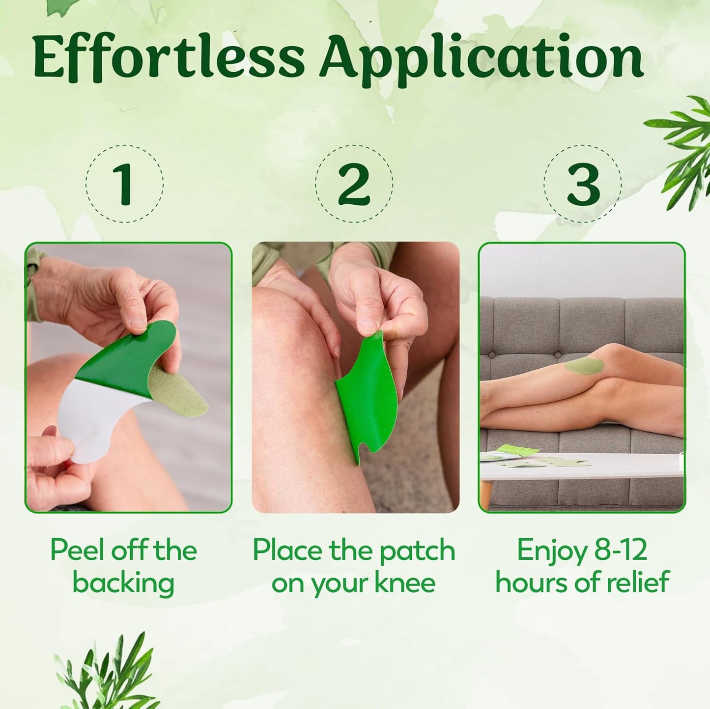 Natural Knee Pain Relief Patch